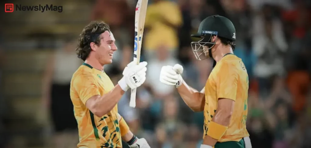 Brevis Hits Second-Fastest T20I Ton for South Africa